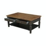 Home Accents - Vista Coffee Table in Hickory & Coal - Image 8