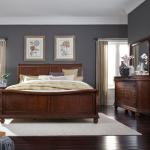 Rustic Traditions Queen Sleigh Bed, Dresser & Mirror