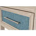 Ocean Isles 1 Drawer Woven Nightstand W/ Power And Usb A + C - Image 3