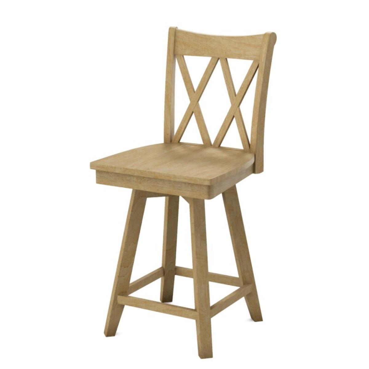 24'' XX Back Swivel Counter Stool - Image 8