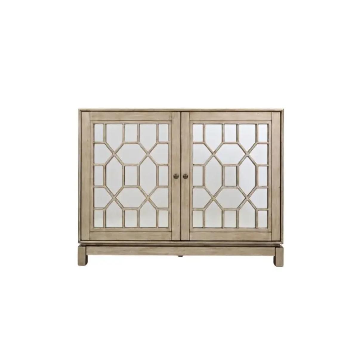 Casa Bella 2 Door Mirrored Cabinet - Image 2