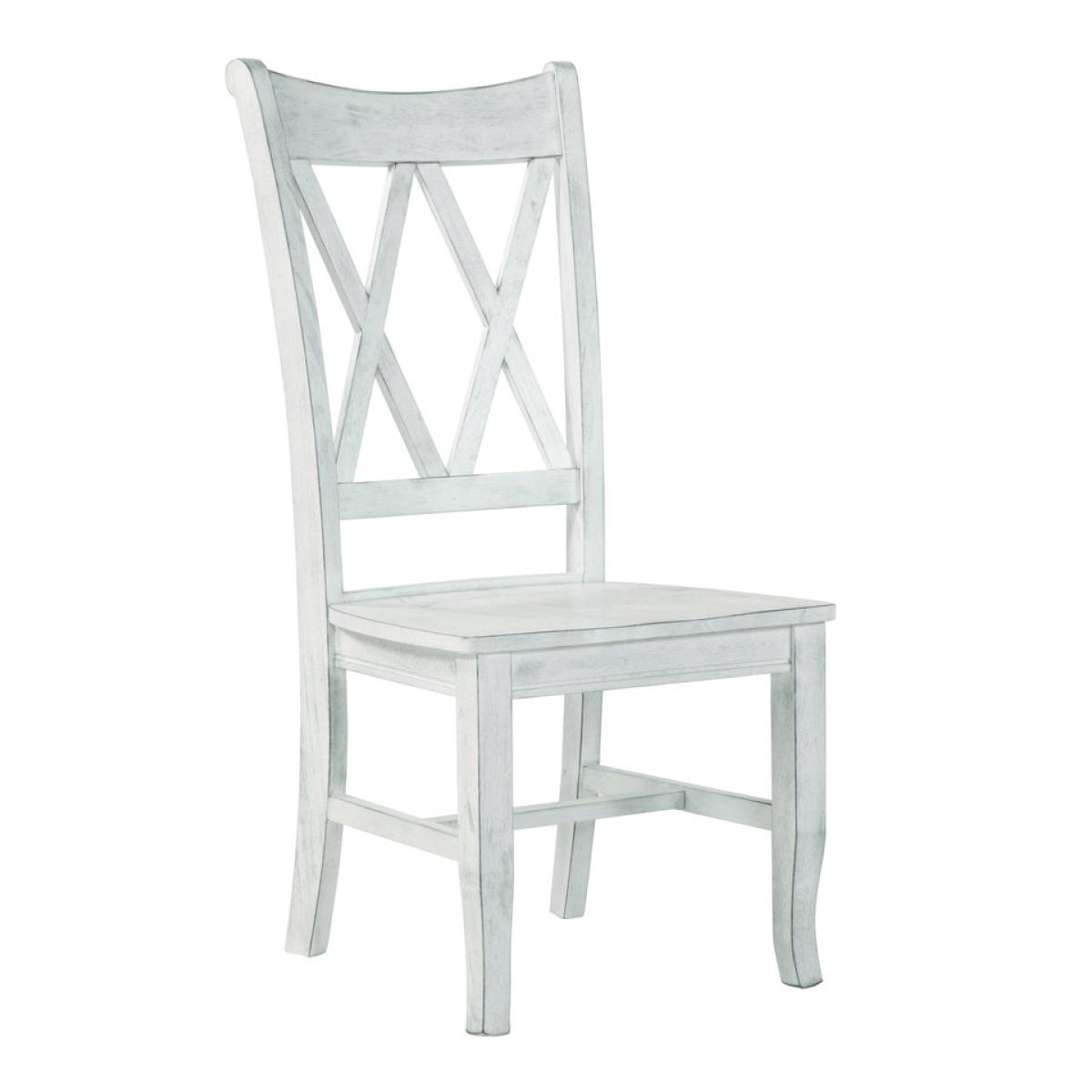 Hampton Collection Double X Back Chalk Chair - Image 2