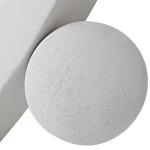 Cyra Round Mirror, White - Image 3