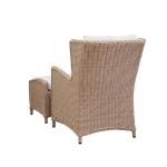 PARKS: Outdoor Living- Biscayne Lounge Chair w/Footstool - Image 3