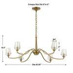 Barcelona, 6 Lt Chandelier - Image 17