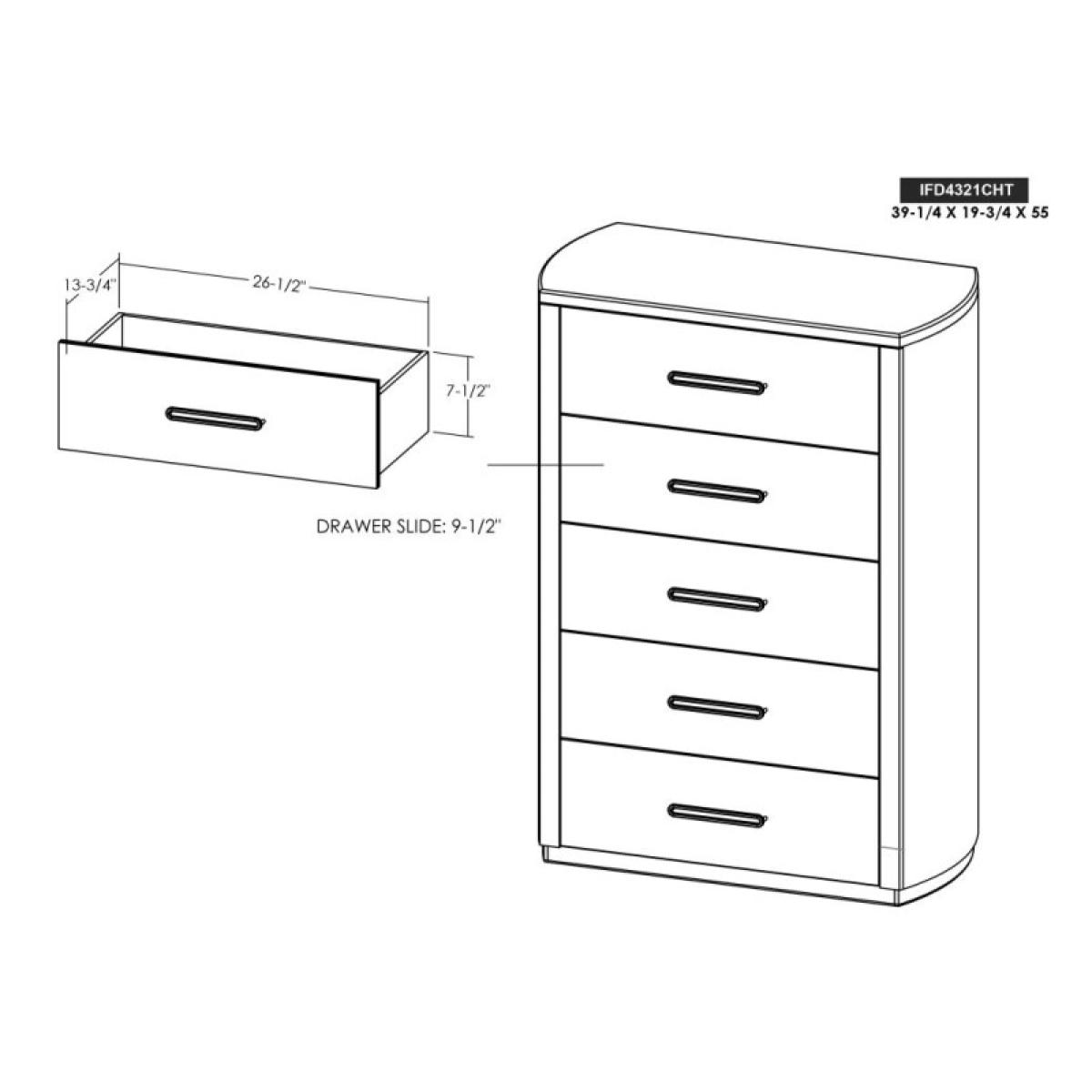 5 Drawer, Chest - Balam - Image 7