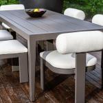 Bolster Back Outdoor Dining Chair - Image 15