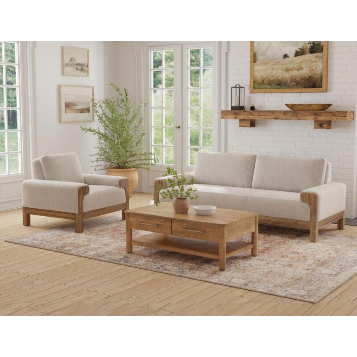 Wooden Frame & Base, Loveseat - Sedona - Image 5