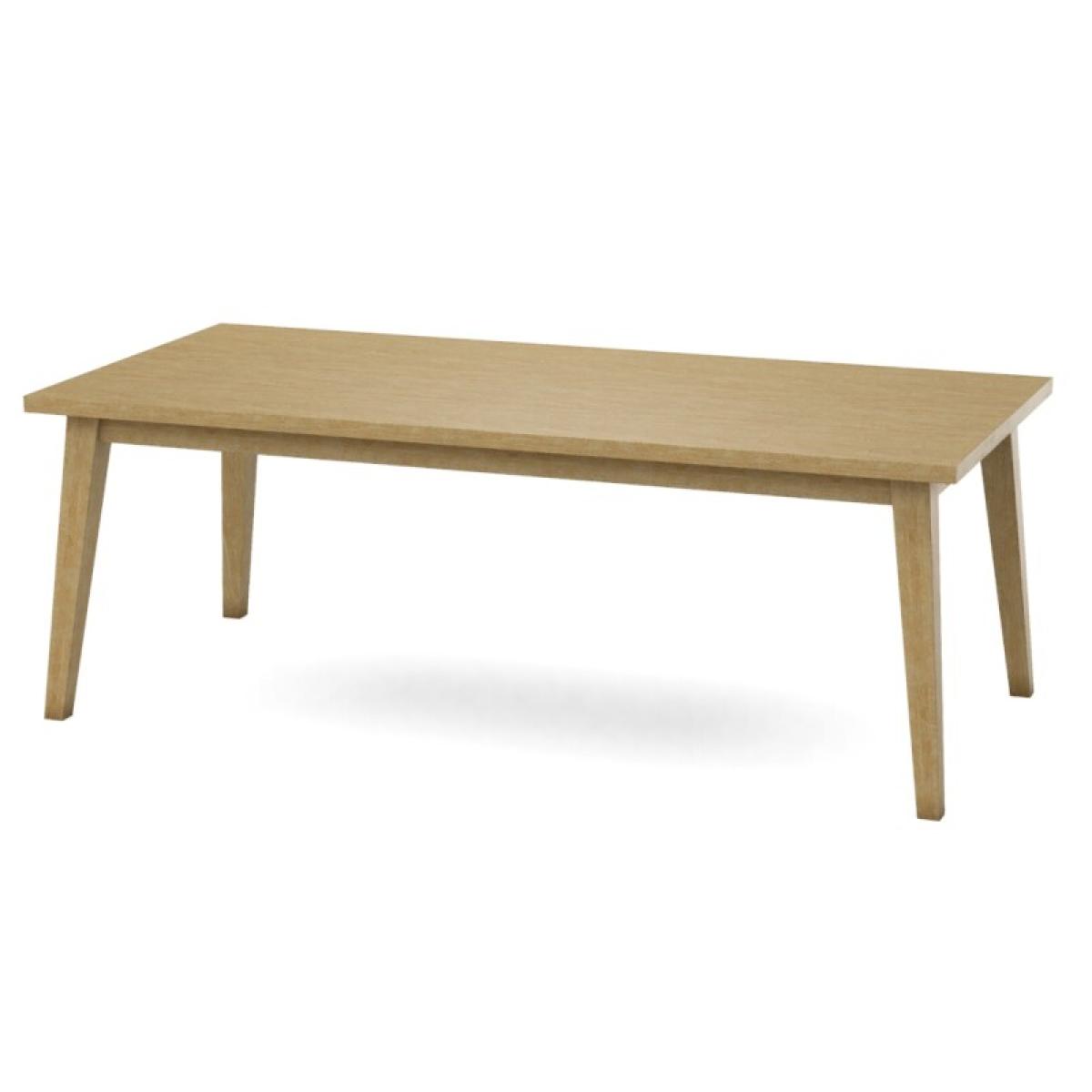 Mid Century Moden Solid Table w/ Flared Legs - Image 7