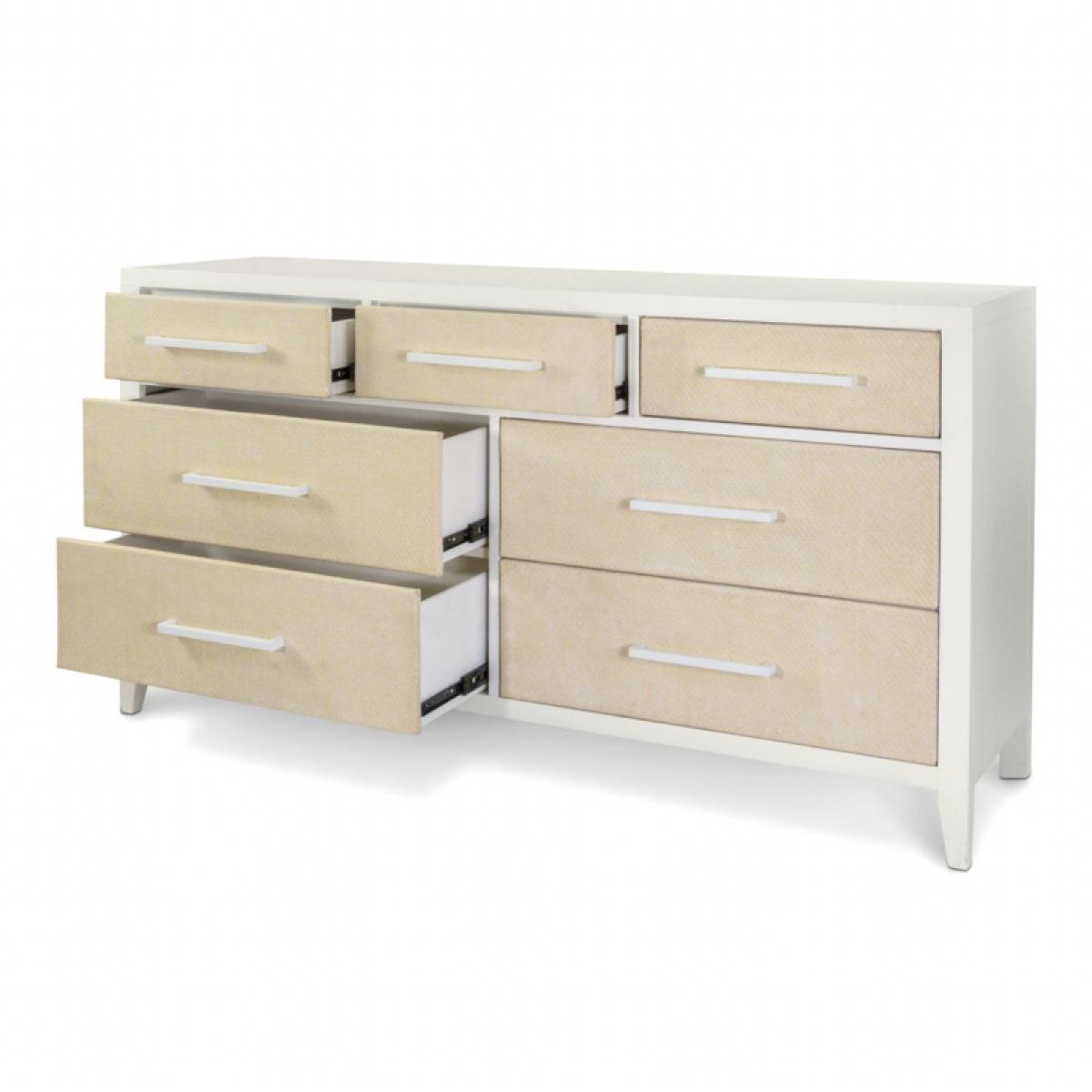 Miramar 7 Drawer Woven Dresser - Image 5