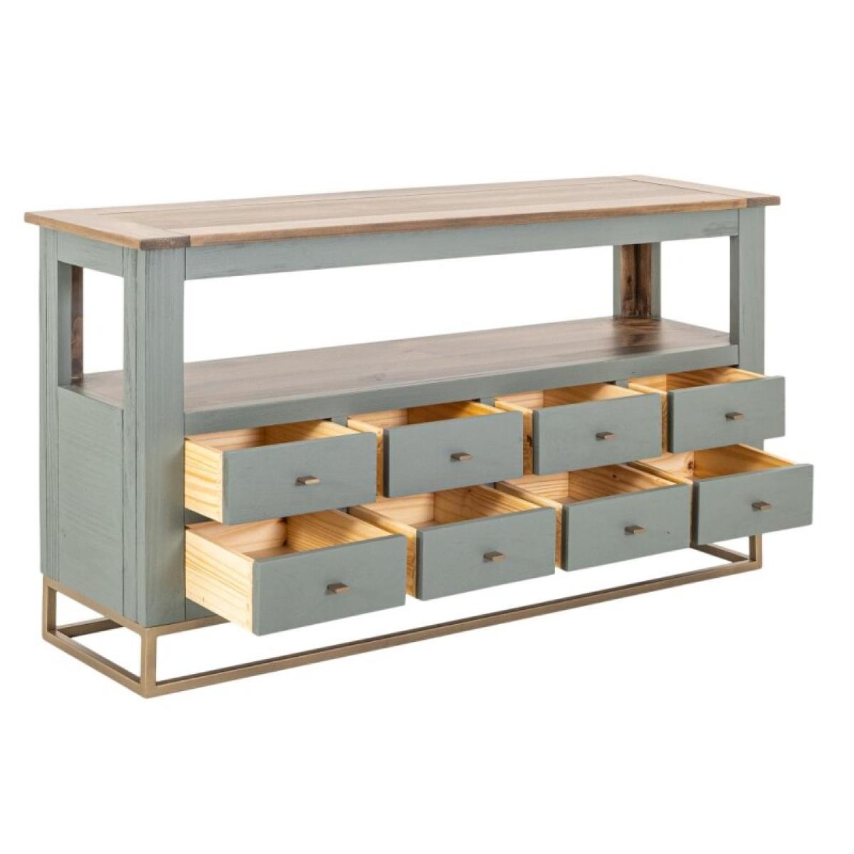 8 Drawer, 1 Shelf, Sofa Table - Timber - Image 5