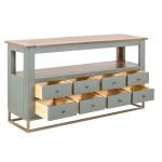 8 Drawer, 1 Shelf, Sofa Table - Timber - Image 5