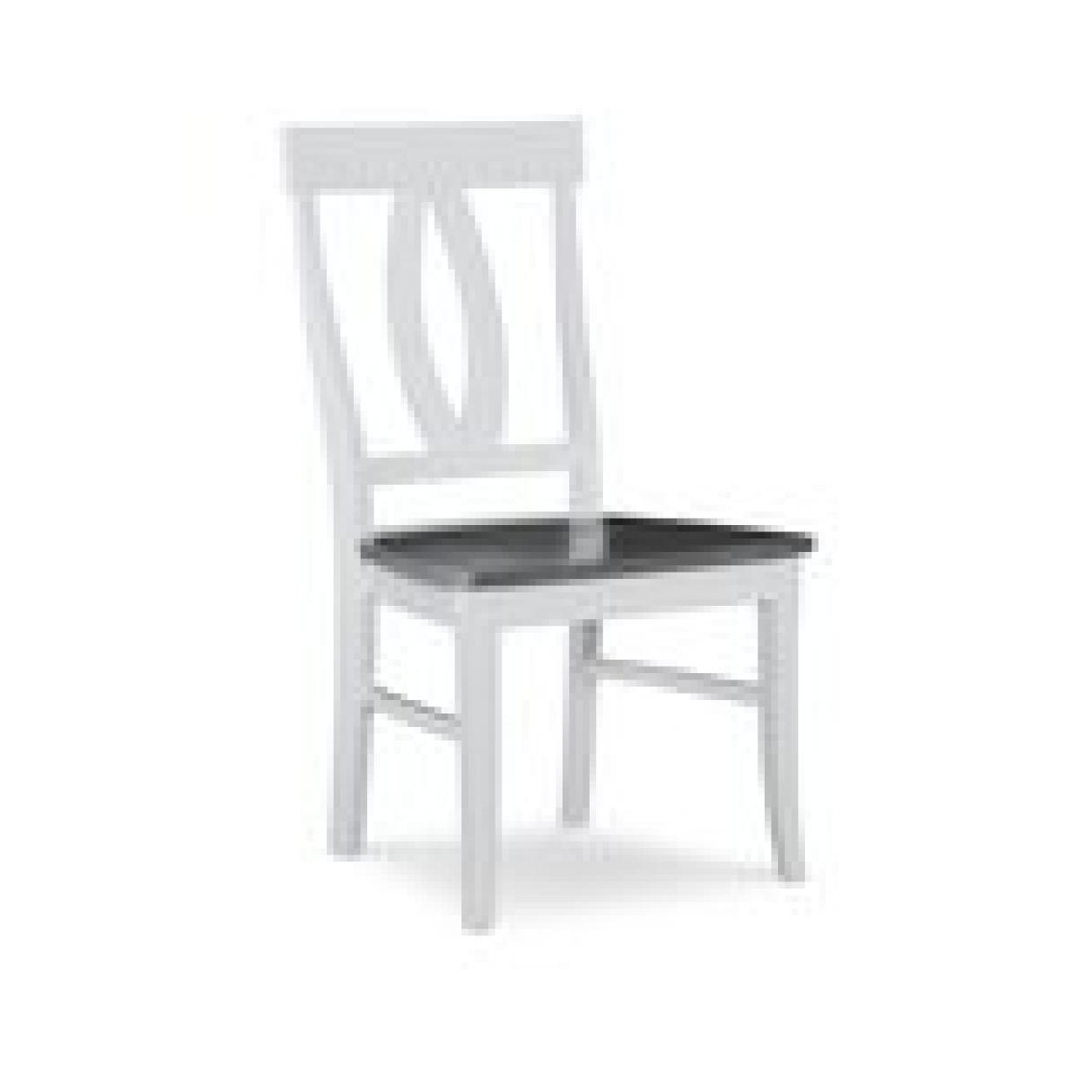Cosmopolitan Collection - Verona Chair in Heather Gray & White - Image 4