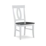Cosmopolitan Collection - Verona Chair in Heather Gray & White - Image 4