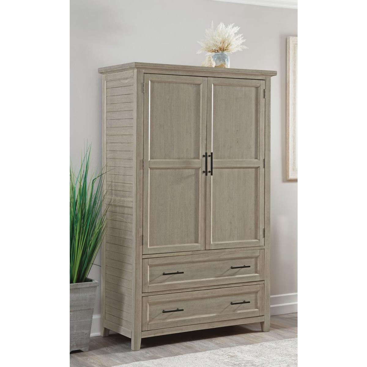 3493fd7264774b741e34ab5ddf671e20 Sanibel Bedroom - Wardrobe in Macchiato - Image 1