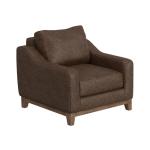 Wooden Frame & Base, Armchair - Olivo