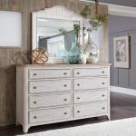 Farmhouse Reimagined Queen Poster Bed, Dresser & Mirror, Night Stand - Image 3
