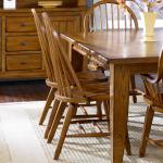 Treasures Bow Back Side Chair - Oak