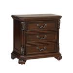 Messina Estates 3 Drawer Night Stand - Image 3