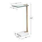 Butler Accent Table, White - Image 10