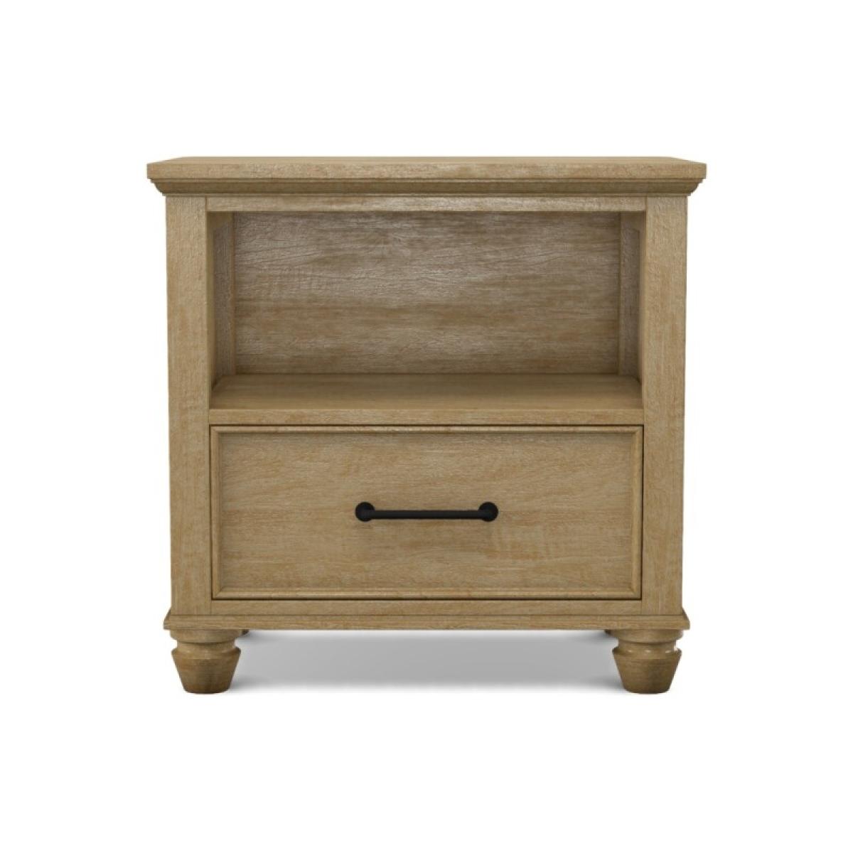 Vista Bedroom 1-Drawer Nightstand - Image 5