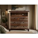 4 Drawer Media Chest - Antique - Image 6