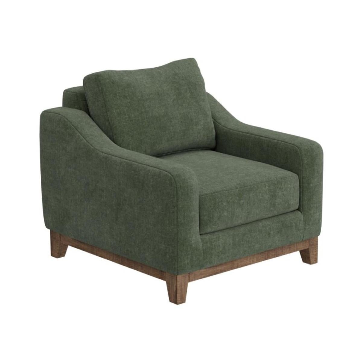 Wooden Frame & Base, Armchair - Olivo - Image 2