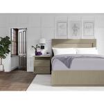 Cascade King Illuminated Panel Bed