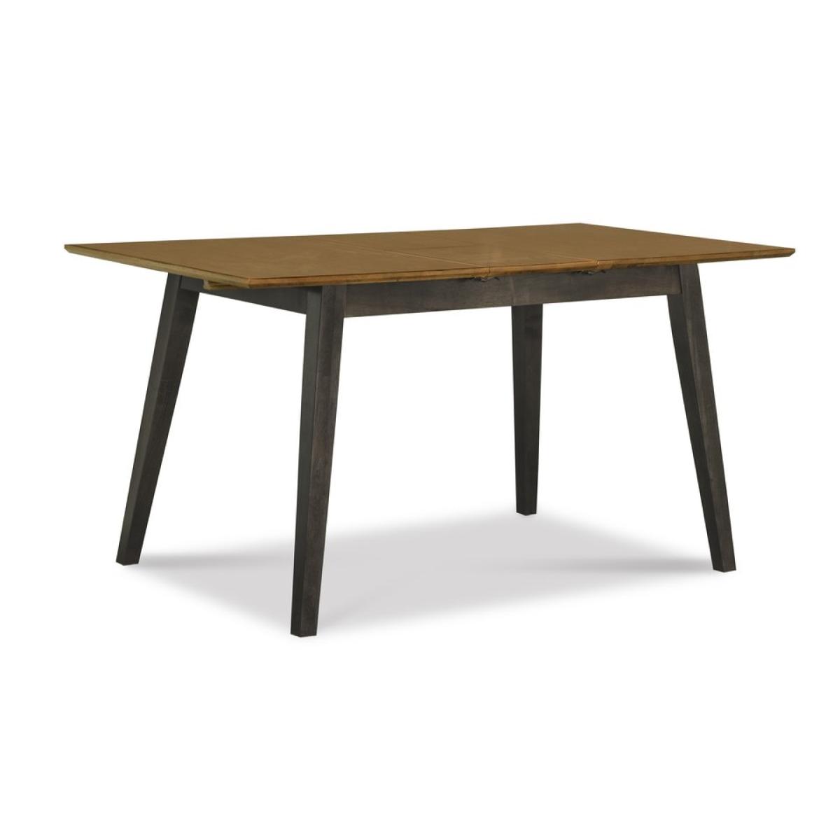 Dining Essentials - Mid-Century Modern Extension Table in Hickory and Coal - Image 2