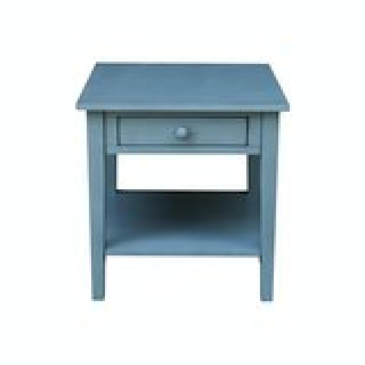 Destinations Collection - Spencer End Table in Ocean Blue - Image 9