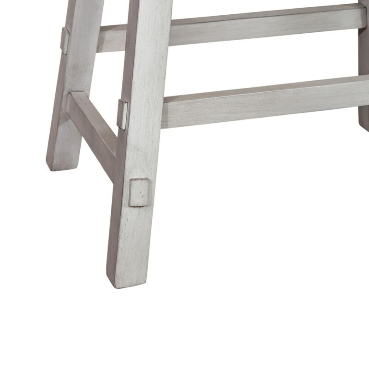 Creations 24 Inch Sawhorse Counter Stool - White - Image 7
