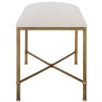 Avenham Small Bench, Gold - Image 6