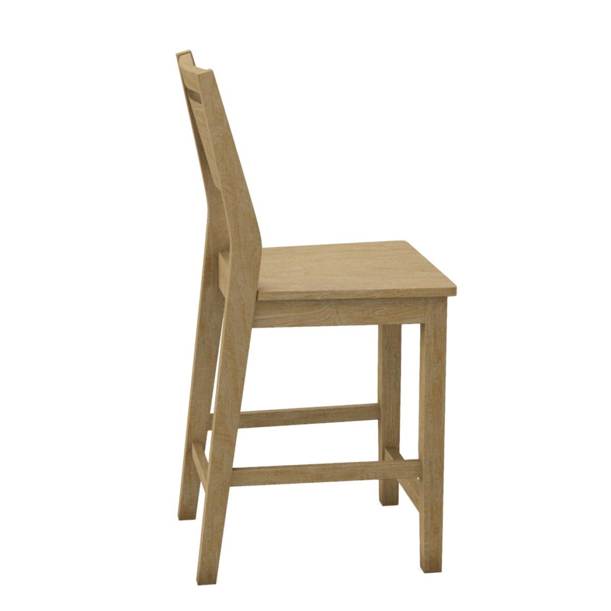 24" Aspen Panel Back Counter Stool - Image 31