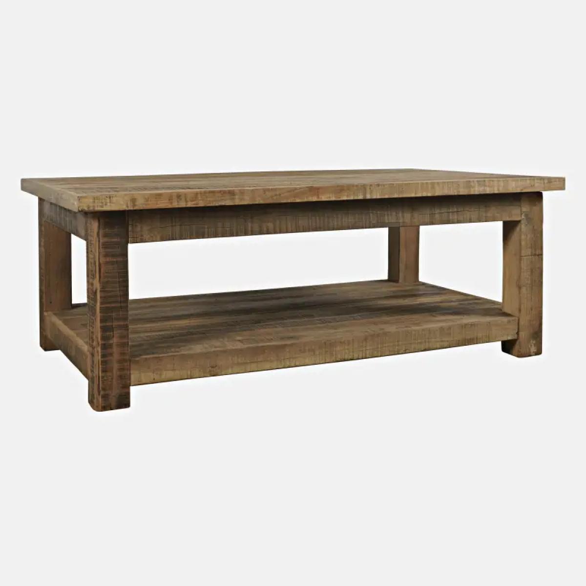 Reclamation Salvaged Wood Rectangle Coffee Table - Image 7
