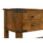 6 Drawer Sofa Table - Parota - Image 6