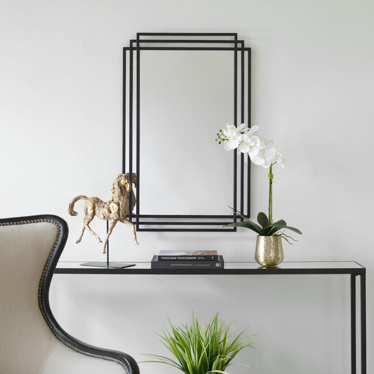 Amherst Mirror, Black - Image 8