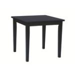 Dining Essentials - 36'' Square Top w/ 30'' Shaker Legs in Black - T46-3636T - Image 4