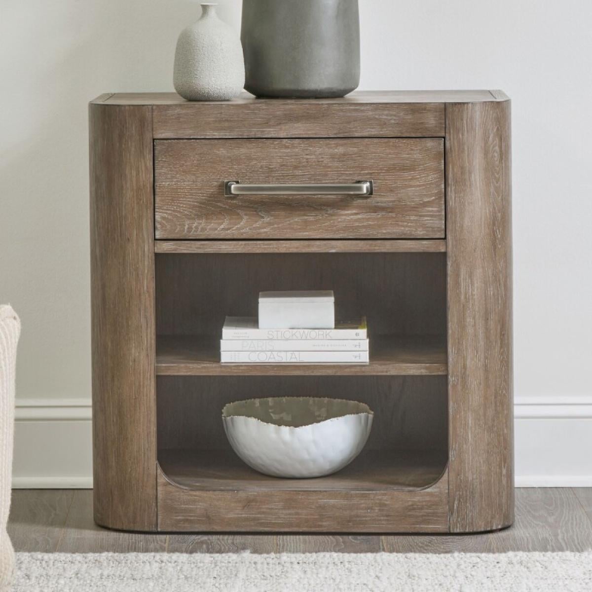 South Bend Open Nightstand w/ Charging Station - Image 2