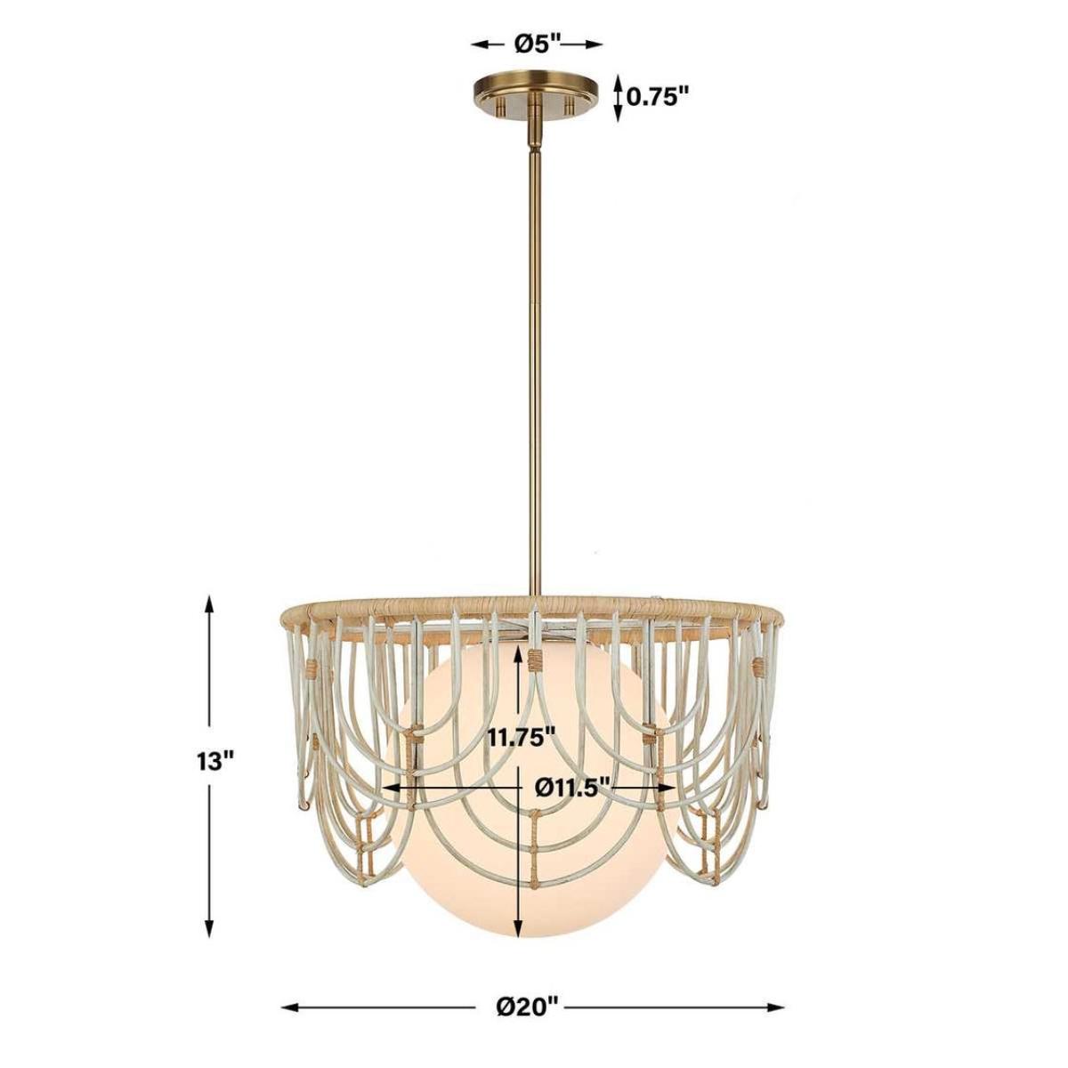 Arches, 1 Lt Pendant - Image 12