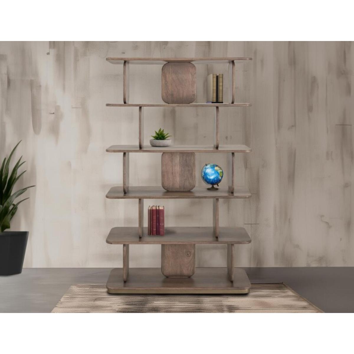 5 Shelves, Bookcase - Mezquite - Image 4