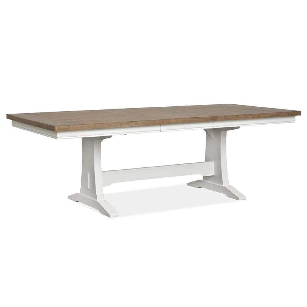 Kingston D6407-21 Trestle Dining Table - Image 2