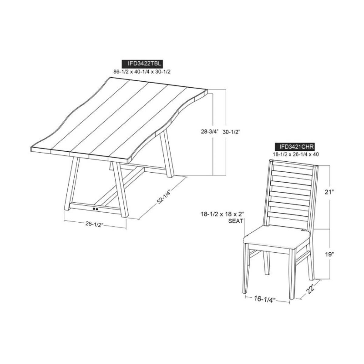Trestle Dining Table - Walnut - Image 8