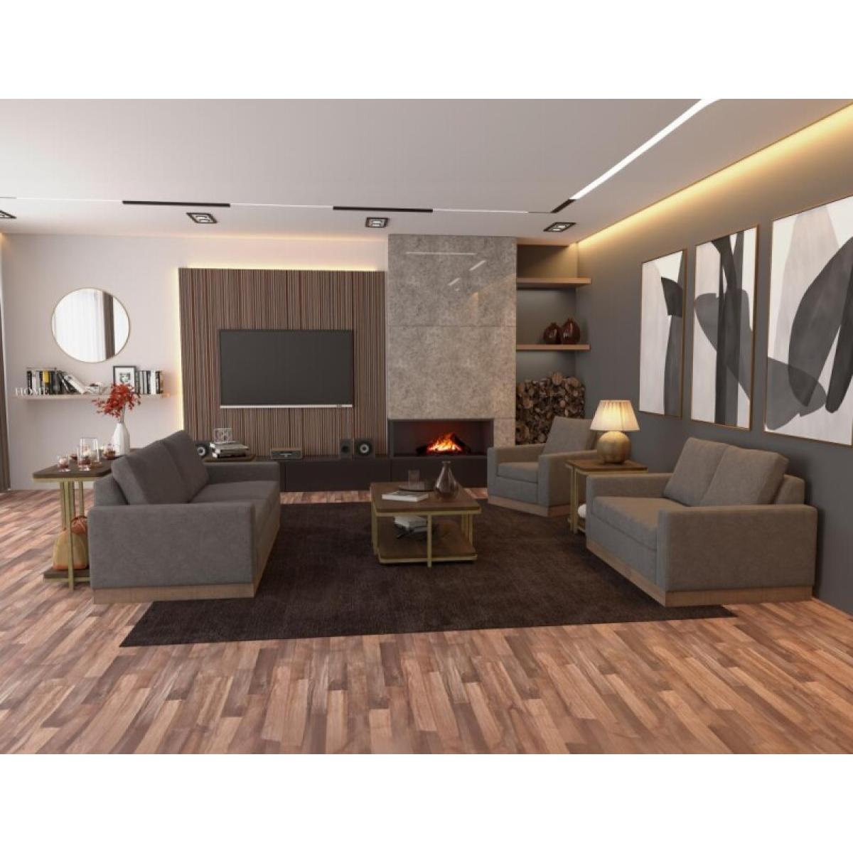 Wooden Frame & Base, Loveseat - Georgia - Image 3