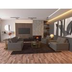 Wooden Frame & Base, Loveseat - Georgia - Image 3