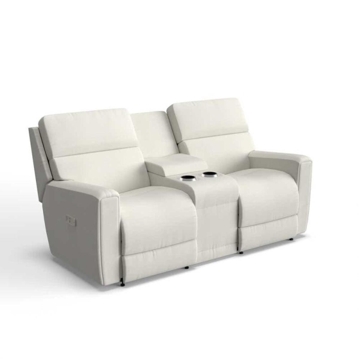 Apollo Power Reclining Loveseat W/ Headrest & Console - Image 2