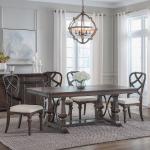 Provence Park 5 Piece Trestle Table Set