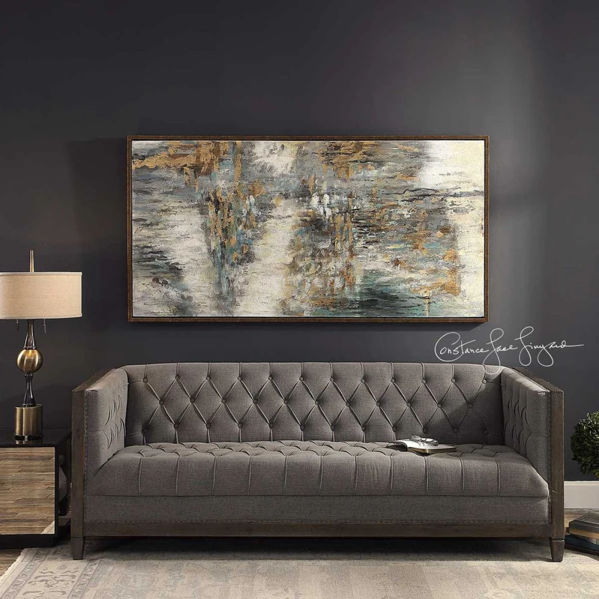 Behind The Falls Hand Painted Canvas - Image 4