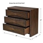 Bowtie 3 Drawer Chest - Image 9