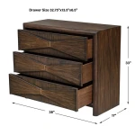 Bowtie 3 Drawer Chest - Image 8