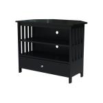 Destinations Collection - Mission Corner TV Stand in Black